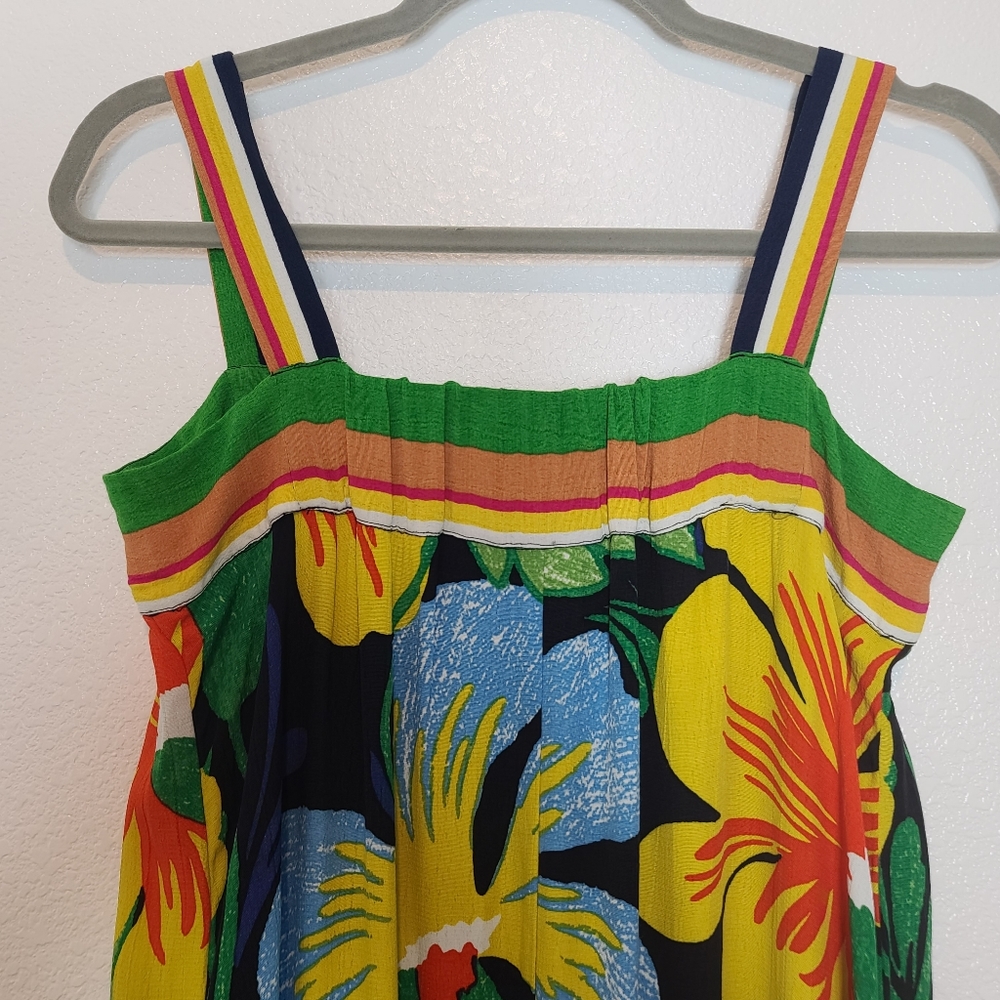 Anthropologie Maeve Nikoleta Tropical Floral Maxi Dress - Picture 9 of 10